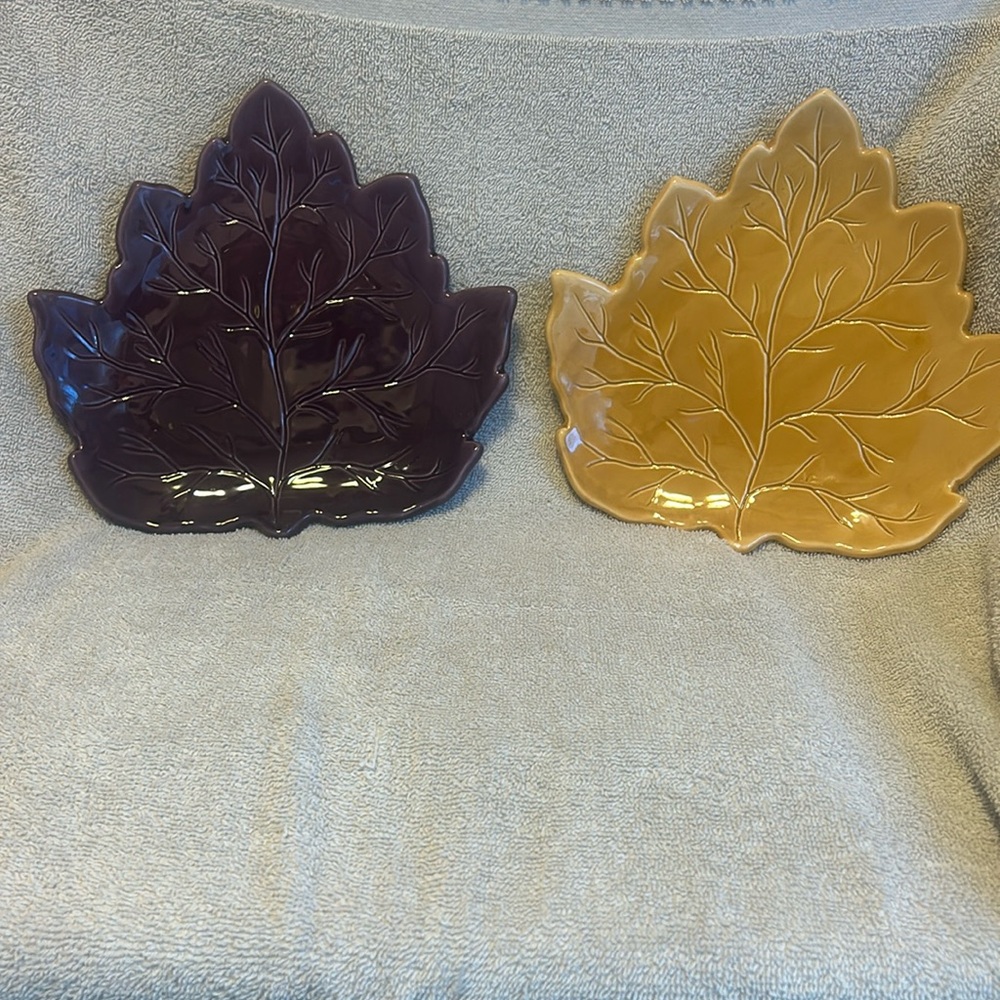 Vintage 2004 Mervyn’s store leaf plates